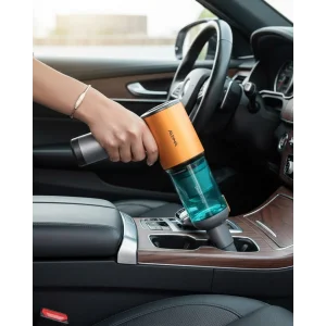 Araç İçi Mini El Süpürgesi Şarjlı Güçlü Vakum