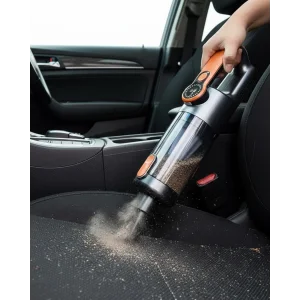 Araç İçi Uyumlu Şarjlı El Süpürgesi Dar Alan Temizlik Aparatlı
