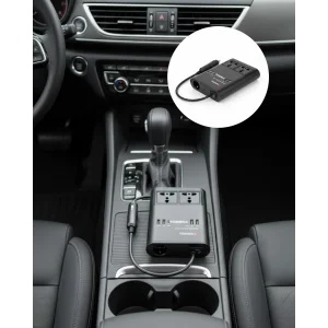 Araç İçin 12V 24V Güç Dönüştürücü 220V Priz ve USB Portlu