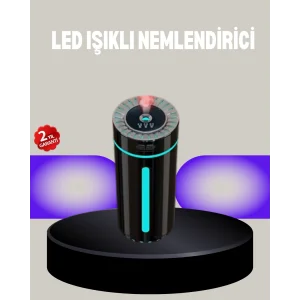 Aromaterapi Özellikli Ultrasonik Hava Nemlendirici LED Atmosfer Işığı