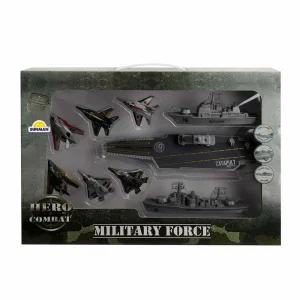 Askeri Oyun Seti 9 Parça Jet Uçak Gemisi