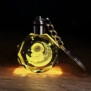 Astronot Tasarımlı Renk Değiştiren Anahtarlık