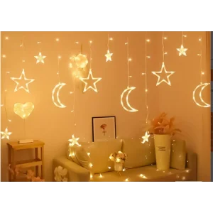Ay Yıldız Perde Led 3m
