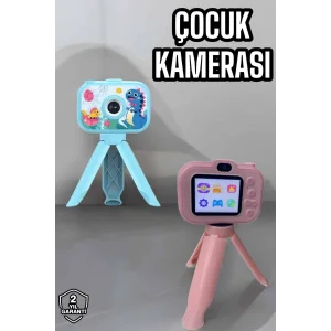 Ayaklı Mini Fotoğraf Makinesi Çocuk Için Eğitici Video Kamera