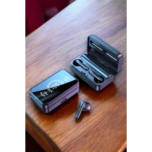 Aynalı Bluetooth Kulaklık Telefon Standlı Dijital Göstergeli