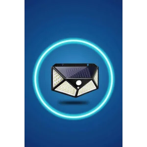 Bahçe Lambası Bahçe Aydınlatma Sensörlü Suya Dayanıklı 100 Led