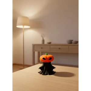 Balkabağı Figür 9cm Cadılar Bayramı Dekoratif Biblo