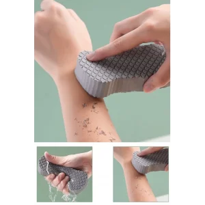 Banyo Fırçası Yüksek Yoğunluklu İyi Sürtünme Etkisi Banyo İçin Hafif Ölü Cilt Sökücü Sünger