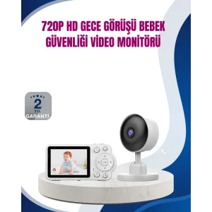 Bebek Monitörü Cry Detection ve HD Gece Görüş Destekli