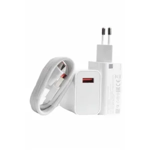 Beyaz Ultra Plus Hızlı Şarj Seti Şarj Adaptörü ve Kablosu 67W