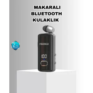 Bluetooth 5.3 Kablosuz Kulaklık Geri Çekilebilir Kablolu ve Ekranlı