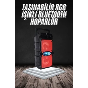 Bluetooth Hoparlör Çift Mikrofonlu Güçlü Ses Kaliteli Kesintisiz Kablosuz