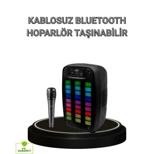 Bluetooth Hoparlör – Kablosuz Bağlantı, 2 Saat Müzik Süresi