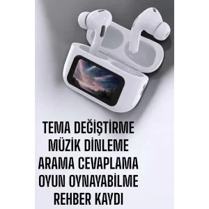 Bluetooth Kulaklık Kulakiçi Güçlü Ses Kaliteli Sesli Asistan