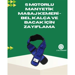 Bölgesel Masaj ve Sıkılaştırma Kemeri Fişli Kullanım