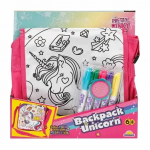 Boyanabilir Desenli Unicorn Sırt Çantası