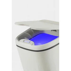 Büyük Sensörlü Çöp Kovası - Akıllı Teknolojik Sterilize Antibakteri Pil Hediyeli Set