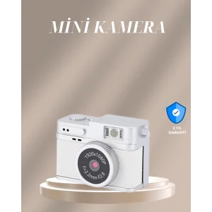 Cep Boy Vintage Dijital Kamera LED Destekli Full HD Video