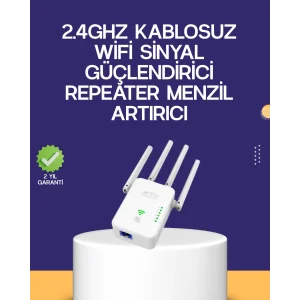 Çift Bantlı Otomatik Kurulum WiFi Repeater Menzil Genişletici