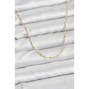 CM 14K Gold Renk Gemici Zincir Model 60 cm Kadın Kolye