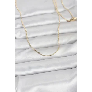 CM 14K Gold Renk Parçalı Topçuk Model 60 cm Kadın Kolye