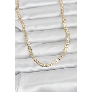 CM 14K Gold Renk Zincir Model 60 cm Kadın Kolye