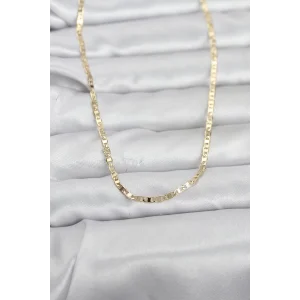 CM 14K Gold Renk Zincir Model 60 cm Kadın Kolye