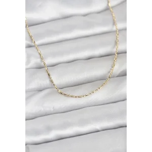 CM 14K Gold Renk Zincirli 60 cm Kadın Kolye