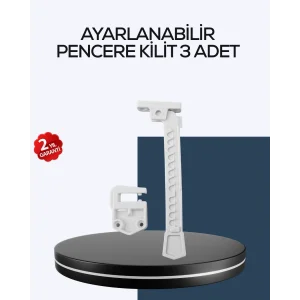 Çocuk Güvenliği İçin Cam Pencere Kilidi 3 Adet
