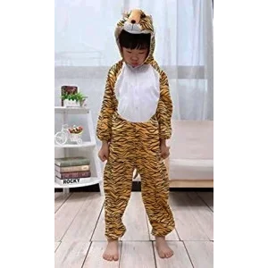 Çocuk Kaplan Kostumu - Aslan Kostümü 6-7 Yaş 120 cm