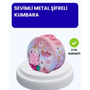 Çocuk Para Kasası Anahtarlı Güvenli Tasarruf Kutusu