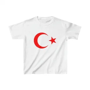 Çocuk Unisex Baskılı T-Shirt - Beyaz