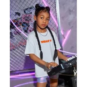 Çocuk Unisex Baskılı T-Shirt - Beyaz