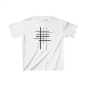 Çocuk Unisex Baskılı T-Shirt - Beyaz