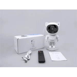 Çocuklara Özel Projeksiyon Astronot Lamba Speaker Sevimli