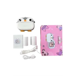 Çocuklara Özel Şirin Tasarımlı Mini Fotoğraf Yazıcısı 3 Adet Rulo Hediyeli