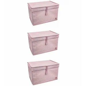 Çok Amaçlı Düzenleyici Kutu Organizer Cırt Cırtlı Hurç Mega Plus Boy 40cm X 30cm X 70cm (3 Adet)