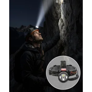 Çok Fonksiyonlu LED Kafa Feneri Ayarlanabilir Odaklı