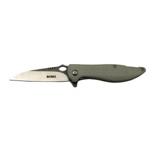 Crkt Lotus 1265 Gri Kamp / Outdoor Çakı 18cm - Yarı Otomatik, Kemerlikli, Kutulu