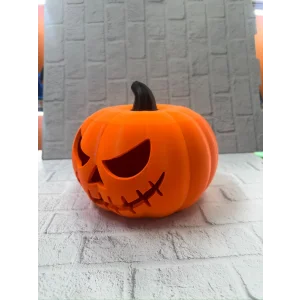 Dekoratif Balkabağı Şekerlik 21×15 cm Kapaklı Turuncu Kutu