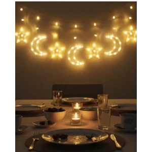 Dekoratif Büyük Ay Yıldız Ramazan Led Işık