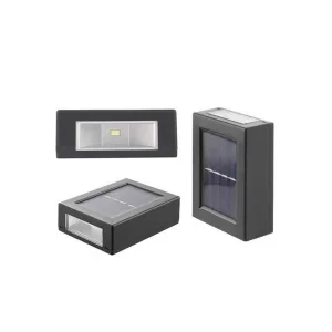 Dekoratif Duvar Lambası Solar Güneş Enerjili Bahçe Aydınlatması