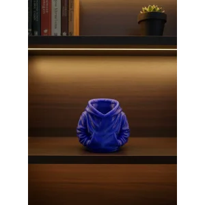 Dekoratif Lacivert Hoodie Kalemlik 10x10 cm