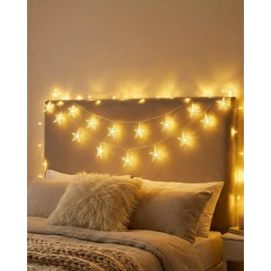 Dekoratif Yıldız LED Aydınlatma 5 Metre Sabit Işık İç Mekan Kullanım