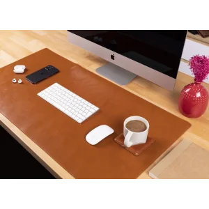 Deri Masa Matı 91*48cm RST2EF Taba