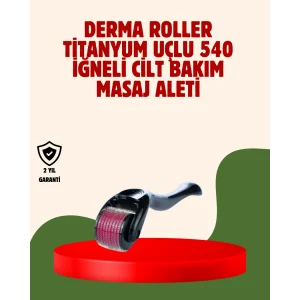 Dermaroller 1 mm Akne İzleri ve Çatlak Giderici Cilt Bakım Aleti