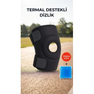 Destekli Diz Korsesi Çapraz Bağ Koruması Menisküs İçin Termojel Hediyeli
