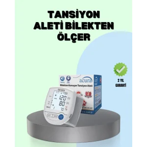 Dijital Bilek Tansiyon Aleti Çift Güç Kaynaklı HD Ekranlı