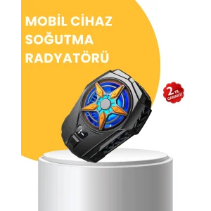 Dijital Göstergeli Evrensel Telefon Soğutma Fanı