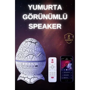 Dinozor Speaker Renk Değiştirme Projeksiyon Modu Bluetooth Hoparlör Gece Lambası
